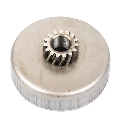 CAMPANA DE EMBRAGUE P/BUJE C/DIENTE HELICOIDAL Z-15 ZANELLA 5 V1/V3/SOL/FIRE/CARGA (2T) CREUSO (298-000)