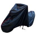 CUBRE MOTO SILVER NEGRO TALLE M DINAMIC