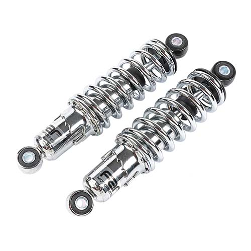 AMORTIGUADOR HONDA BIZ TUNNING CROMADO JGO FAR (476)