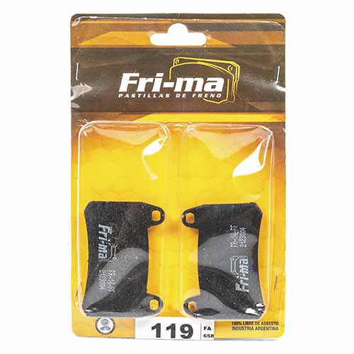 PASTILLA DE FRENO BENELLI BN 251-302 DEL. FRIMA (119)