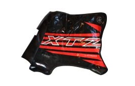 FUNDA TANQUE YAMAHA XTZ125 PLASTICO NEGRO/BLANCO/ROJO FMX (TYG 51 P-NBR)
