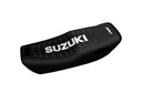 FUNDA ASIENTO SUZUKI GN 125 NEGRO/NEGRO/BLANCO FMX (MXS HFS 107NNB)