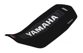 FUNDA ASIENTO YAMAHA RAPTOR 350 NEGRO/NEGRO/BLANCO FMX (ATY HFS 253NNB)