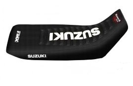 FUNDA ASIENTO SUZUKI DR 250/350 NEGRO/NEGRO/BLANCO FMX (MXS HFS 103NNB)