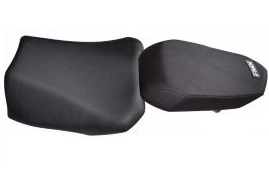 FUNDA DE ASIENTO BAJAJ ROUSER NS200 DOBLE NEGRO FMX (MXR TG 607N)