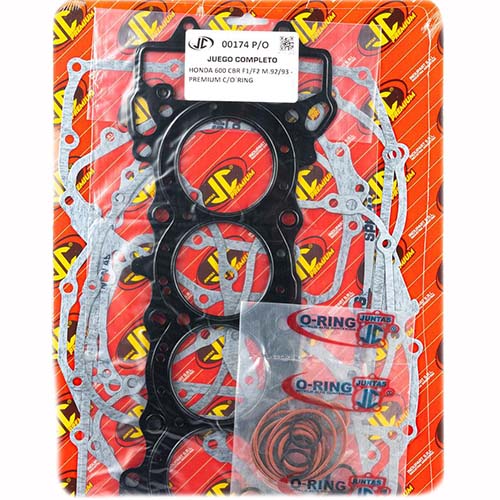 JUNTA HONDA 600 CBR F1/F2 M.92/93 PREMIUM C/ORING JC (00174P/O)