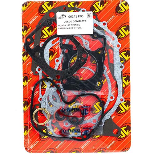 JUNTA HONDA 150 TITAN CG PREM. C/ORING Y T/VAL. JC (06141P/O)