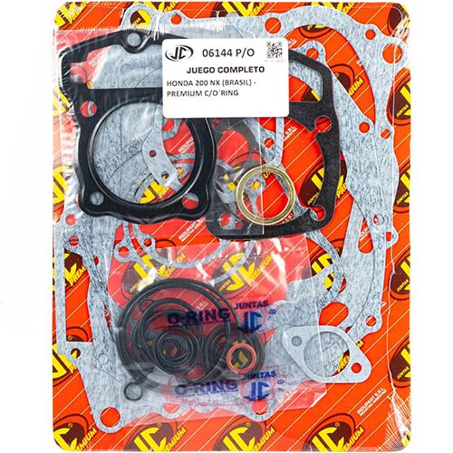 JUNTA HONDA 200 NX (BRASIL) PREMIUM C/ORING JC (06144P/O)