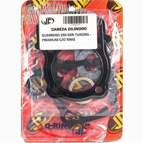 JUNTA TAPA DE CILINDRO GUERRERO 250GXR TUNDRA PREMIUM C/ORING JC (21545P/O)