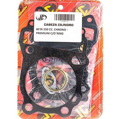 JUNTA TAPA DE CILINDRO BETA 250 CHRONO PREMIUM C/ORING JC (21380P/O)