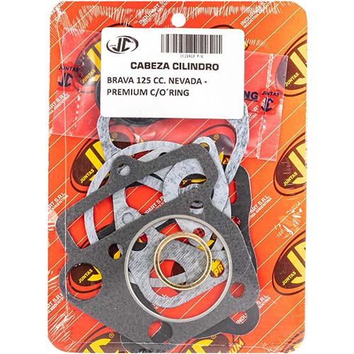JUNTA TAPA DE CILINDRO BRAVA 125 NEVADA PREMIUM C/ORING JC (21423P/O)