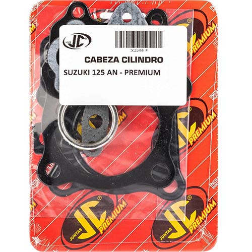 JUNTA TAPA DE CILINDRO SUZUKI 125 AN PREMIUM JC (21455P)