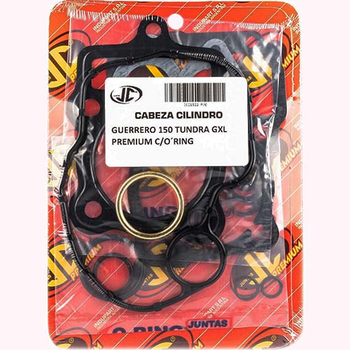 JUNTA TAPA DE CILINDRO GUERRERO 150 TUNDRA GXL PREMIUM C/ORING JC (21522P/O)