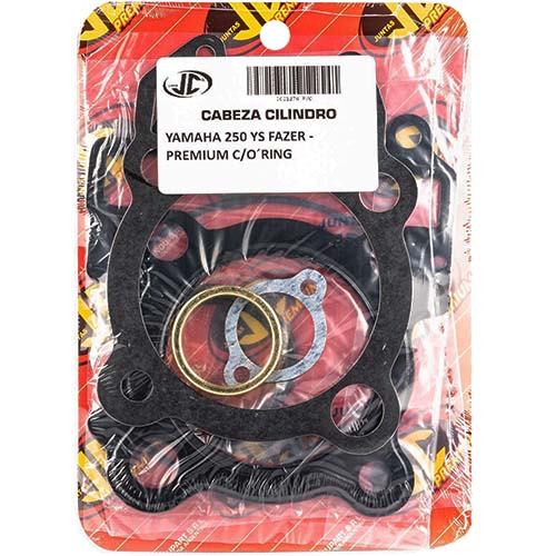 JUNTA TAPA DE CILINDRO YAMAHA 250 YS FAZER PREMIUM C/ORING JC (21274P/O)