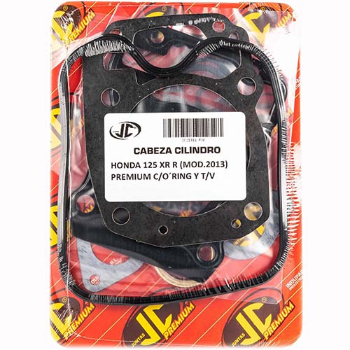 JUNTA TAPA DE CILINDRO HONDA XR 125 R M.2013 PREMIUM C/ORING JC (21311P/O)