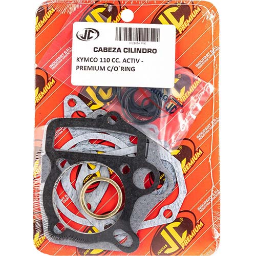 JUNTA TAPA DE CILINDRO KYMCO 110 ACTIV PREMIUM C/ORING JC (21034P/O)