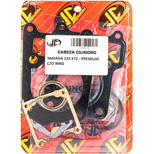 JUNTA TAPA DE CILINDRO YAMAHA 125 XTZ PREMIUM C/ORING JC (21004P/O)