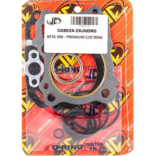 JUNTA TAPA DE CILINDRO BETA 200 PREMIUM C/ORING JC (21149P/O)