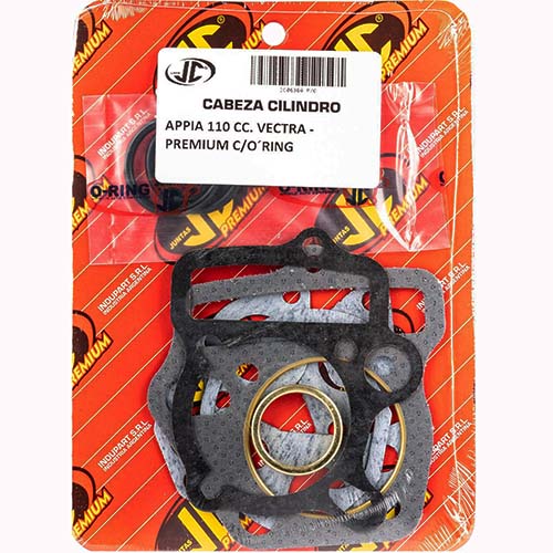 JUNTA TAPA DE CILINDRO APPIA 110 VECTRA PREM C/ORING JC (06366P/O)
