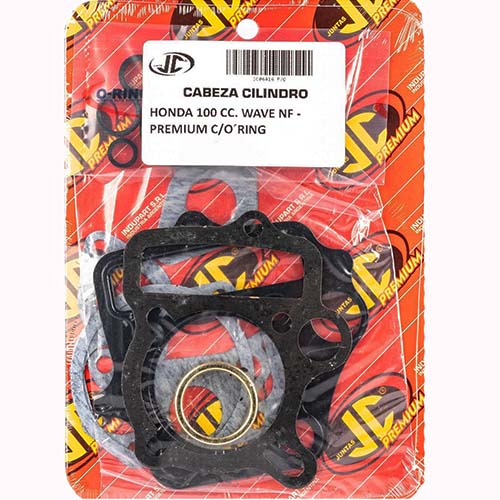 JUNTA TAPA DE CILINDRO HONDA 100 WAVE NF PREM. C/ORING JC (06416P/O)