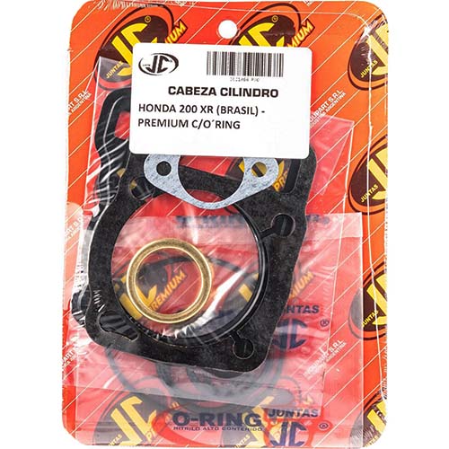 JUNTA TAPA DE CILINDRO HONDA 200 XR (BRASIL) PREM. C/ORING JC (21066P/O)