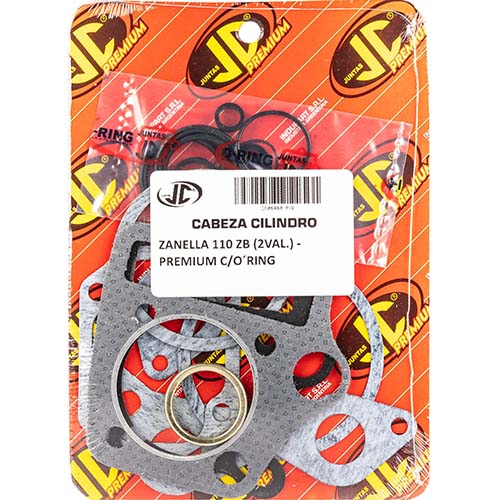 JUNTA TAPA DE CILINDRO ZANELLA 110 ZB 2V PREM. C/ORING JC (06460P/O)