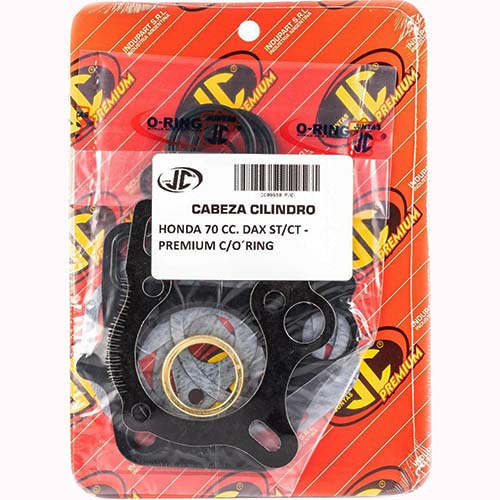 JUNTA TAPA DE CILINDRO HONDA 70 DAX ST/CT PREM. C/ORING JC (00550P/O)