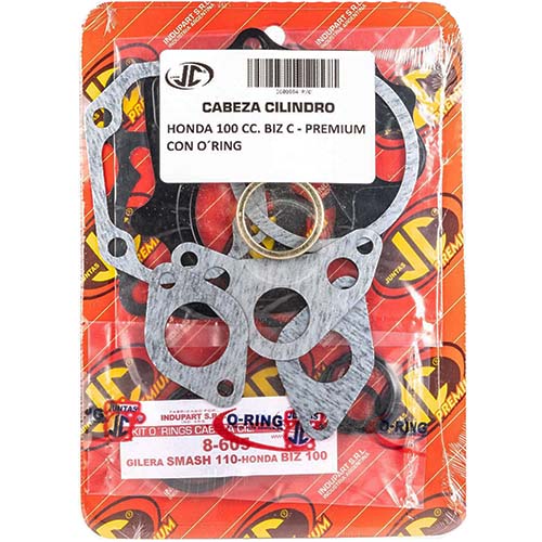 JUNTA TAPA DE CILINDRO HONDA 100 BIZ C PREMIUM C/ORING JC (00554P/O)