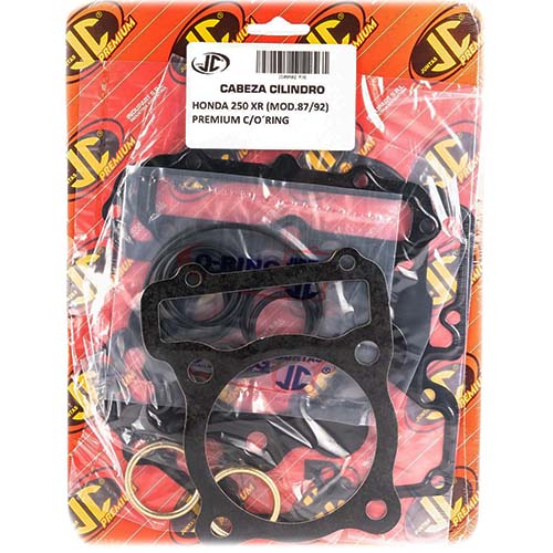 JUNTA TAPA DE CILINDRO HONDA 250XR M.87/92 PREM. C/ORING JC (00602P/O)