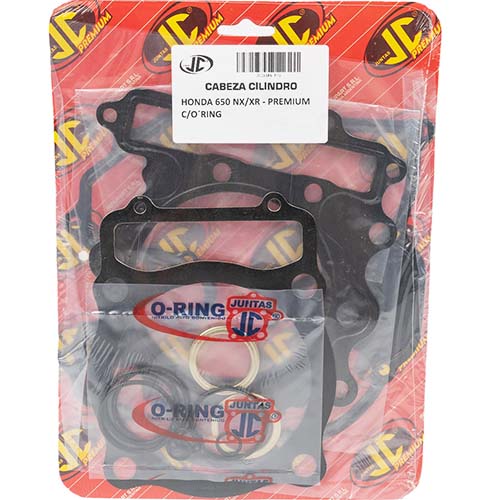 JUNTA TAPA DE CILINDRO HONDA 650 NX/XR PREM. C/ORING JC (00627P/O)
