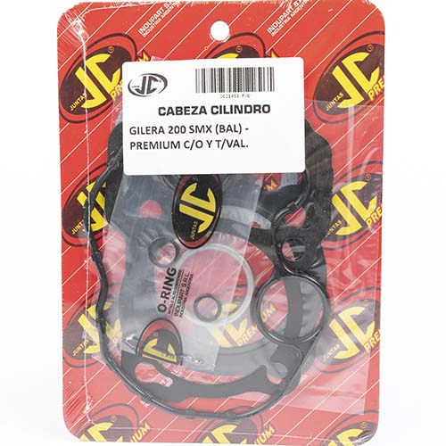 JUNTA TAPA DE CILINDRO GILERA 200SMX (BAL) PREM. C/O Y T/VAL. JC (21055P/O)