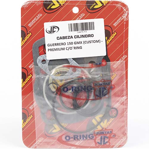 JUNTA TAPA DE CILINDRO GUERRERO 150GMX (CUSTOM) PREMIUM C/O´RING JC (00678P/O)