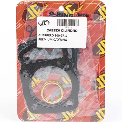 JUNTA TAPA DE CILINDRO GUERRERO 200 GR 1 PREMIUM C/OïRING JC (21452P/O)