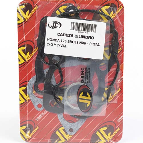 JUNTA TAPA DE CILINDRO HONDA 125BROS NXR PREM. C/O Y T/VAL. JC (06446 P/O)
