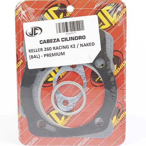 JUNTA TAPA DE CILINDRO KELLER 260RACING K2 / NAKED (BAL) PREMIUM JC (21142P)