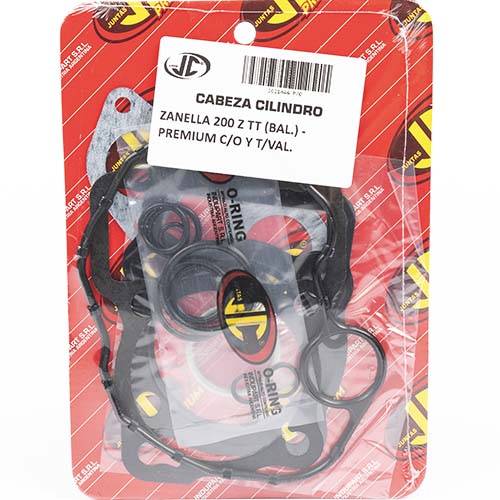 JUNTA TAPA DE CILINDRO ZANELLA 200Z TT (BAL) PREM. C/O Y T/VAL. JC (21046P/O)