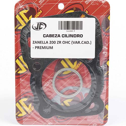 JUNTA TAPA DE CILINDRO ZANELLA 200 ZR OHC (VAR.CAD.) PREMIUM JC (21505P)