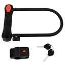 TRABA U KNOX 6010 12.7CMx23CM ESPESOR 11mm (2 Llaves) + Soporte