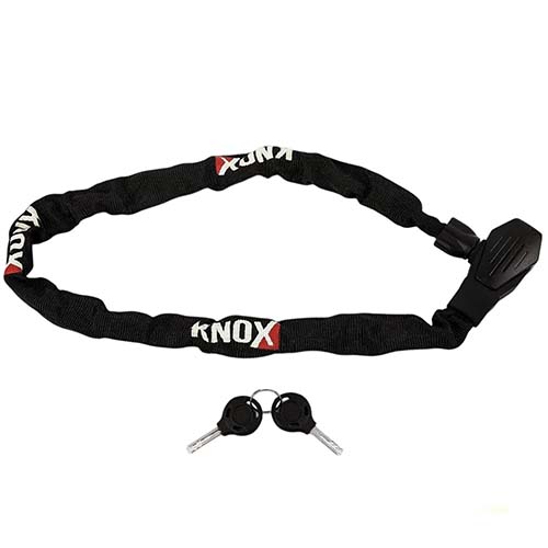 LINGA CADENA ACERADA KNOX 6024 75CMx6mm (2 LLAVES)