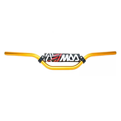 MANUBRIO 8022 ALUM. UNIVERSAL C/PAD HONDA TORNADO BAJO ORO MDA