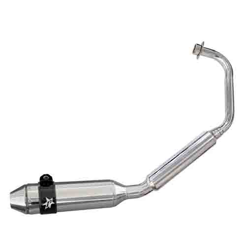 ESCAPE MOTO HONDA TWISTER CBX 250 ST3 CROMO DEPORTIVO CON SORDINA PAOLUCCI (EM250CBX32-D)