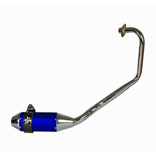 ESCAPE MOTO HONDA CB 125F ST3 ALUMINIO AZUL PAOLUCCI (EM125HCBF33-SAZ)