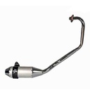 ESCAPE MOTO HONDA CB 125F ST3 ALUMINIO GRIS PAOLUCCI (EM125HCBF33-SGR)