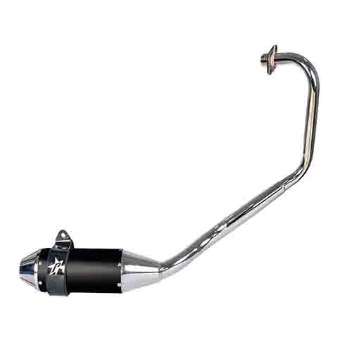 ESCAPE MOTO HONDA CB 125F ST3 ALUMINIO NEGRO PAOLUCCI (EM125HCBF33-SNE)