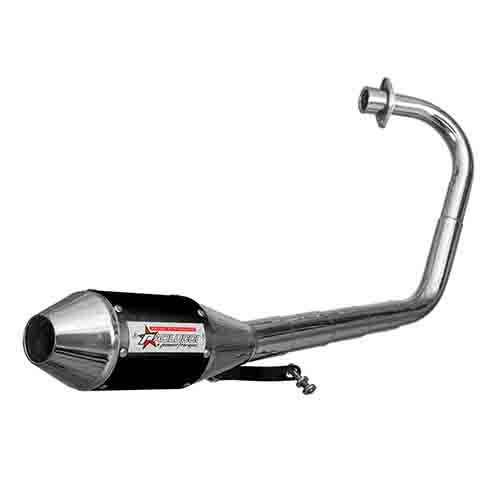 ESCAPE MOTO HONDA CG TITAN 150CC (LIBRE+200) ST2 STYLE NEGRO PAOLUCCI (EM150CG23-C+200NE)