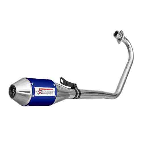 ESCAPE ZANELLA RX 150CC ST2 INOX STYLE AZUL PAOLUCCI (EM150RX24-IAZ)