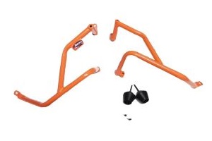 DEFENSA KTM 390 DUKE NARANJA C/SLIDER IRA (001/2571CSL)
