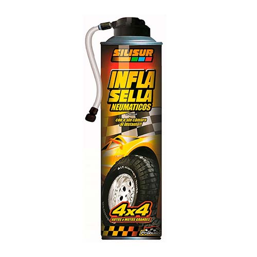 INFLA Y SELLA CUBIERTAS CAMIONETAS / 4X4 450gr SILISUR
