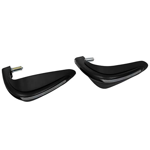 CUBRE MANOS OFF ROAD C/SPOILER NEGRO Ø22 (JGO) PLASTICA VC (1007)