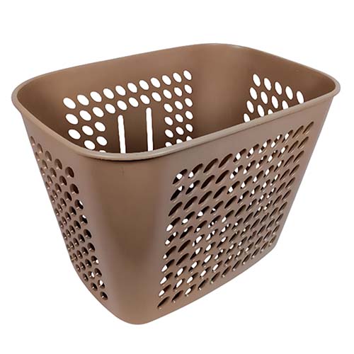 CANASTO UNIV. MODELO PASEO P/MOTO Y BICI MARRON PLASTICA VC (671M)